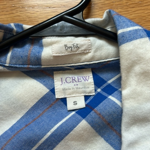 J Crew Boy Fit Flannel - Picture 2 of 2